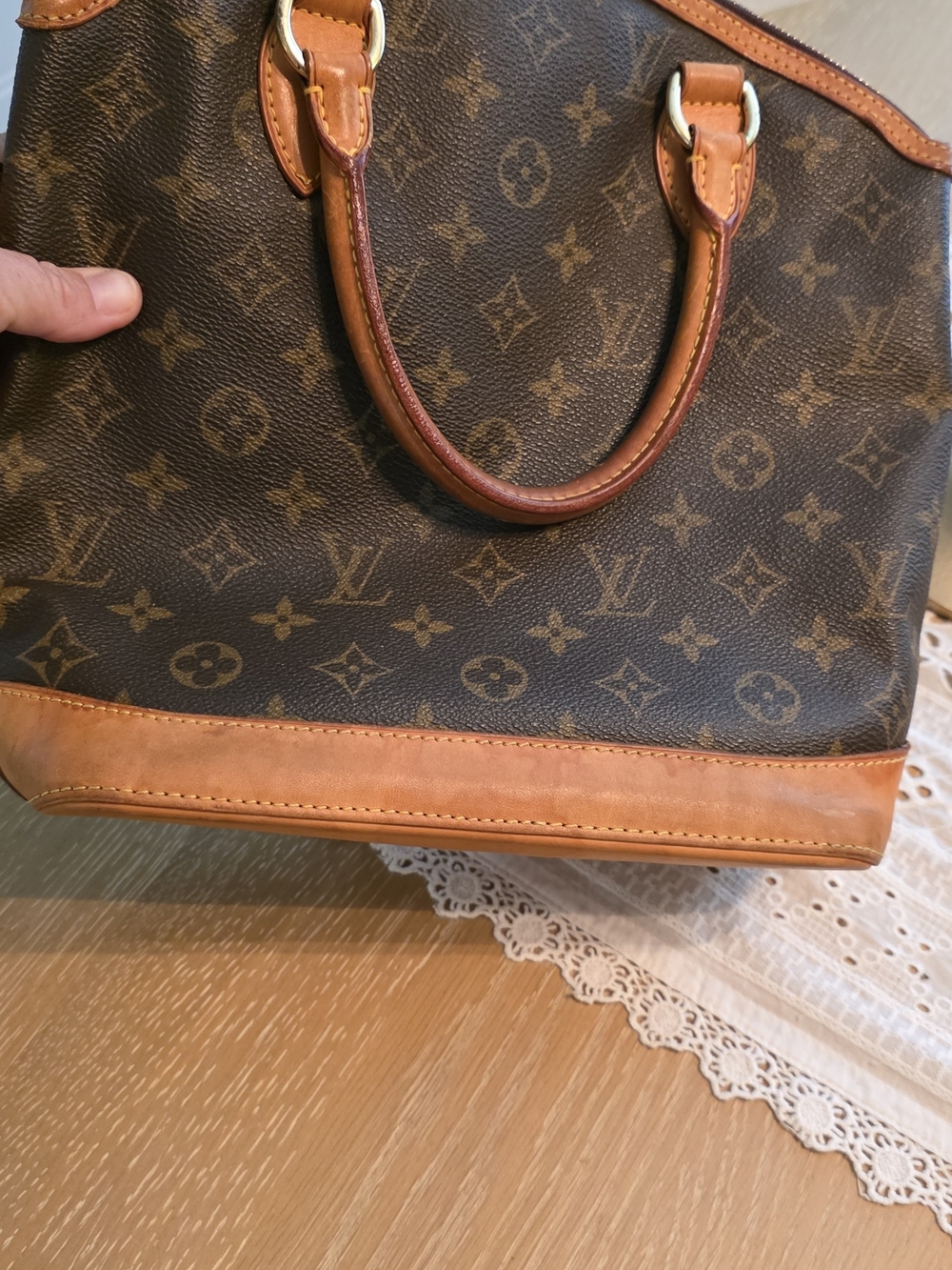 Louis Vuitton Brown Monogram Lockit PM Bag - Picture 6 of 13